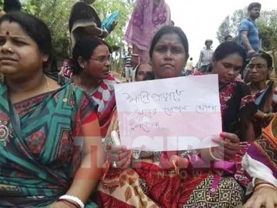 Women held Anti-liquor drive at North Tripura 